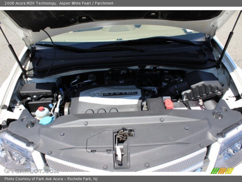 Aspen White Pearl / Parchment 2008 Acura MDX Technology