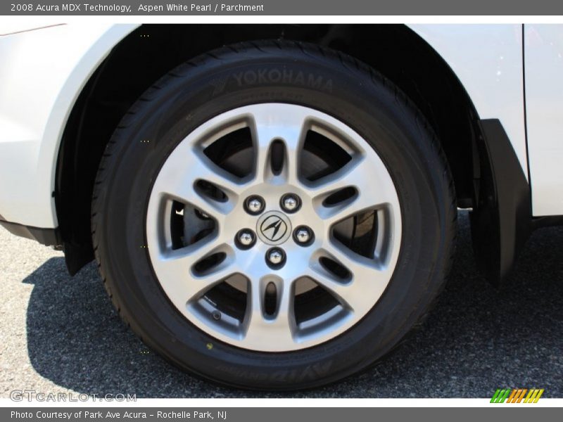 Aspen White Pearl / Parchment 2008 Acura MDX Technology