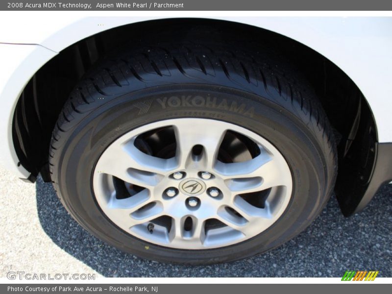Aspen White Pearl / Parchment 2008 Acura MDX Technology