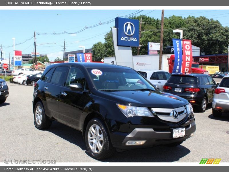 Formal Black / Ebony 2008 Acura MDX Technology