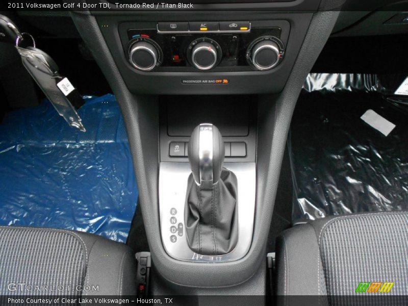 Tornado Red / Titan Black 2011 Volkswagen Golf 4 Door TDI