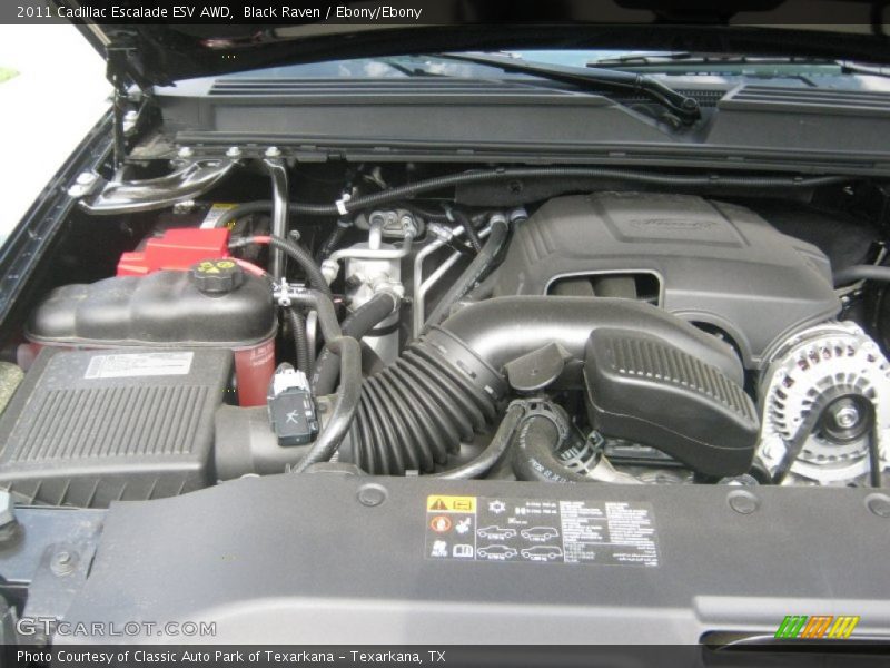  2011 Escalade ESV AWD Engine - 6.2 Liter OHV 16-Valve VVT Flex-Fuel V8