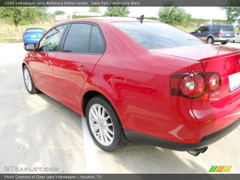 Salsa Red / Anthracite Black 2008 Volkswagen Jetta Wolfsburg Edition Sedan