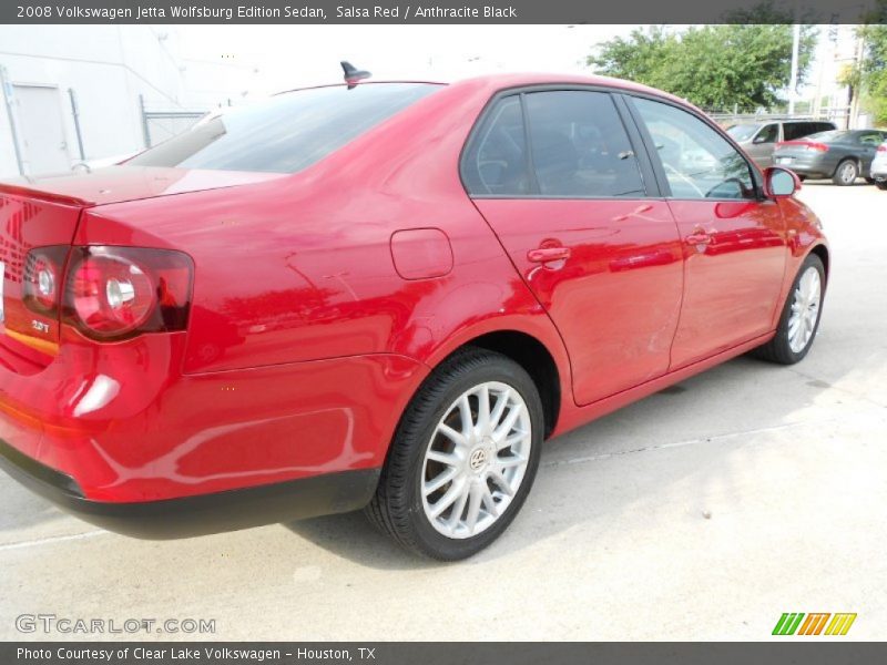 Salsa Red / Anthracite Black 2008 Volkswagen Jetta Wolfsburg Edition Sedan