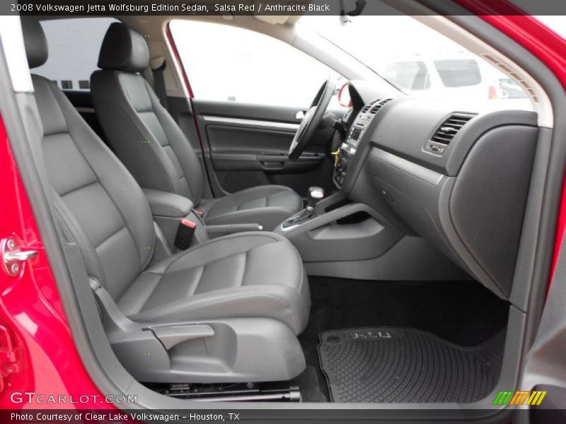  2008 Jetta Wolfsburg Edition Sedan Anthracite Black Interior