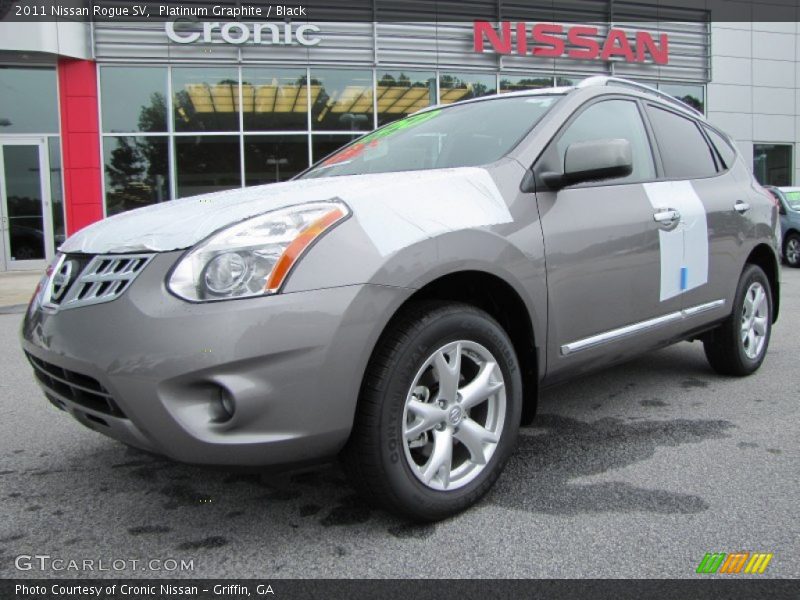 Platinum Graphite / Black 2011 Nissan Rogue SV