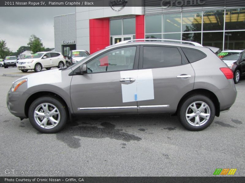 Platinum Graphite / Black 2011 Nissan Rogue SV