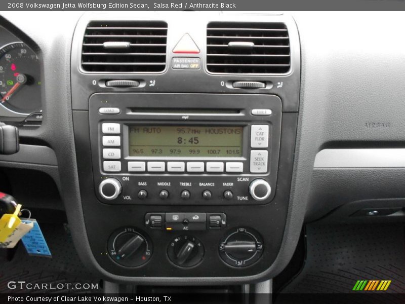 Controls of 2008 Jetta Wolfsburg Edition Sedan