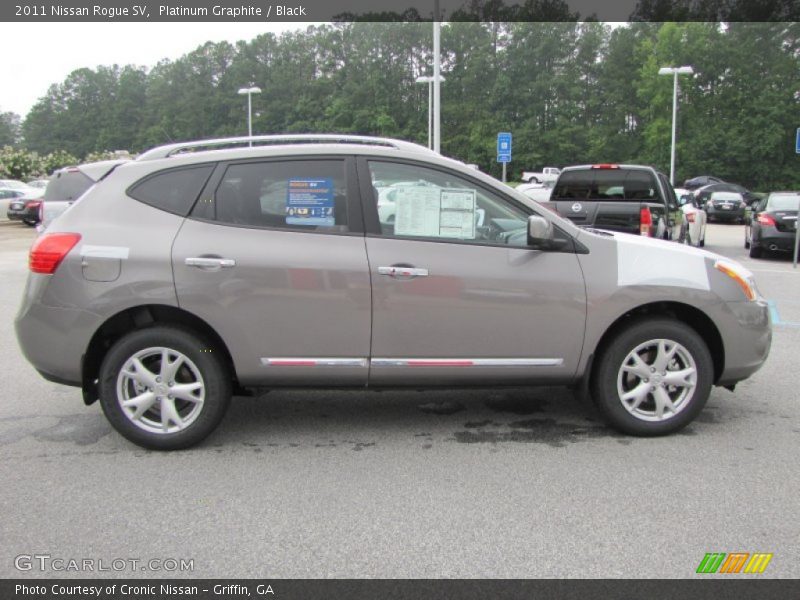 Platinum Graphite / Black 2011 Nissan Rogue SV