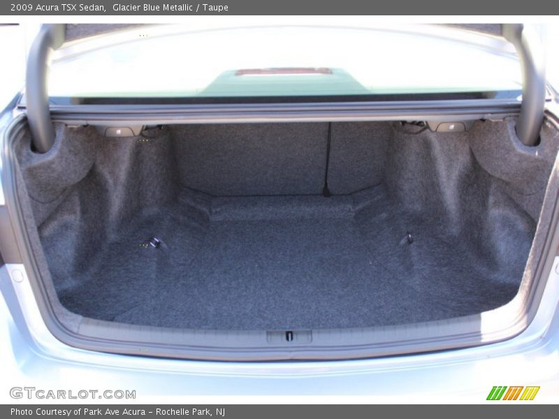Glacier Blue Metallic / Taupe 2009 Acura TSX Sedan