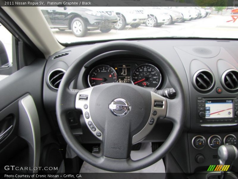 Platinum Graphite / Black 2011 Nissan Rogue SV