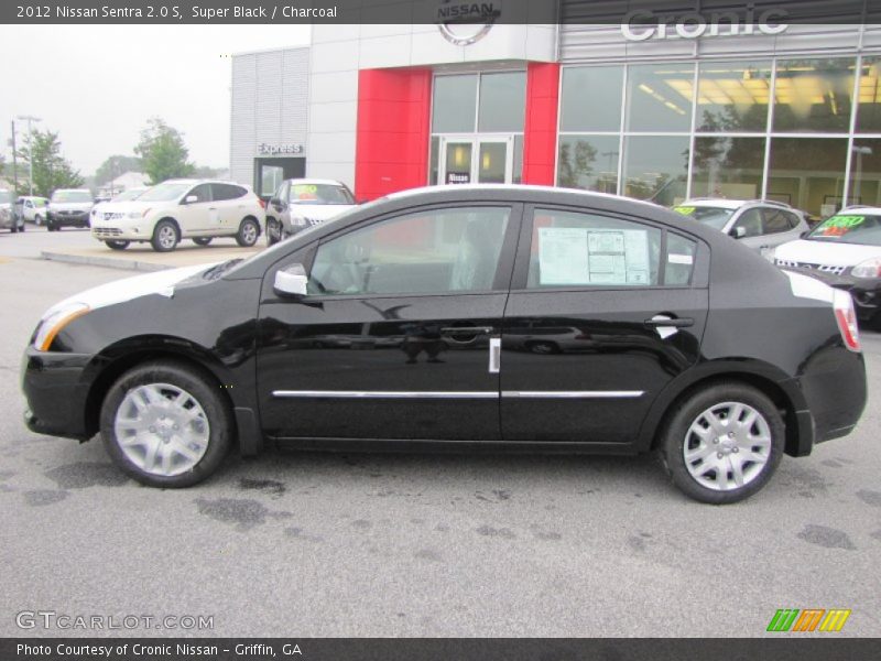Super Black / Charcoal 2012 Nissan Sentra 2.0 S