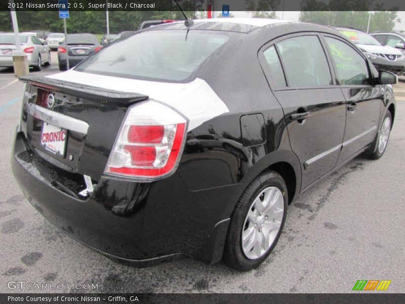 Super Black / Charcoal 2012 Nissan Sentra 2.0 S