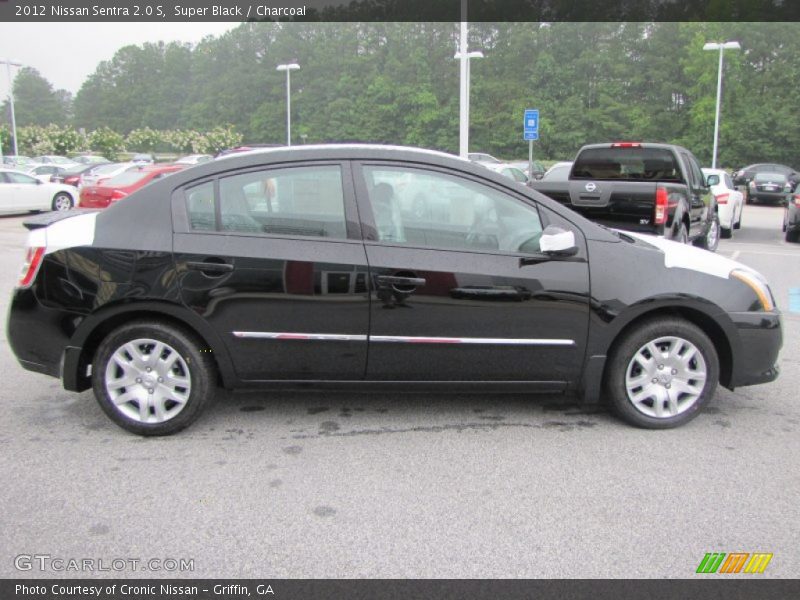 Super Black / Charcoal 2012 Nissan Sentra 2.0 S