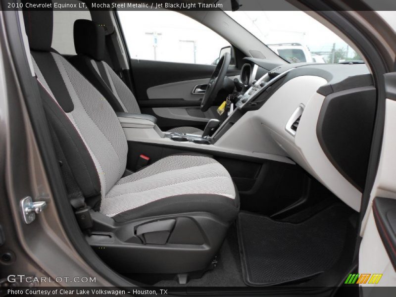 Mocha Steel Metallic / Jet Black/Light Titanium 2010 Chevrolet Equinox LT