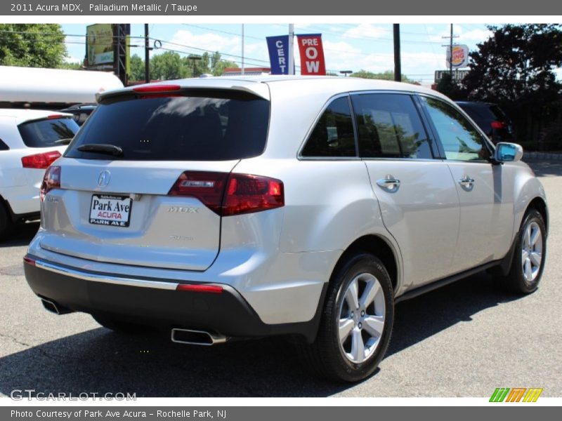 Palladium Metallic / Taupe 2011 Acura MDX