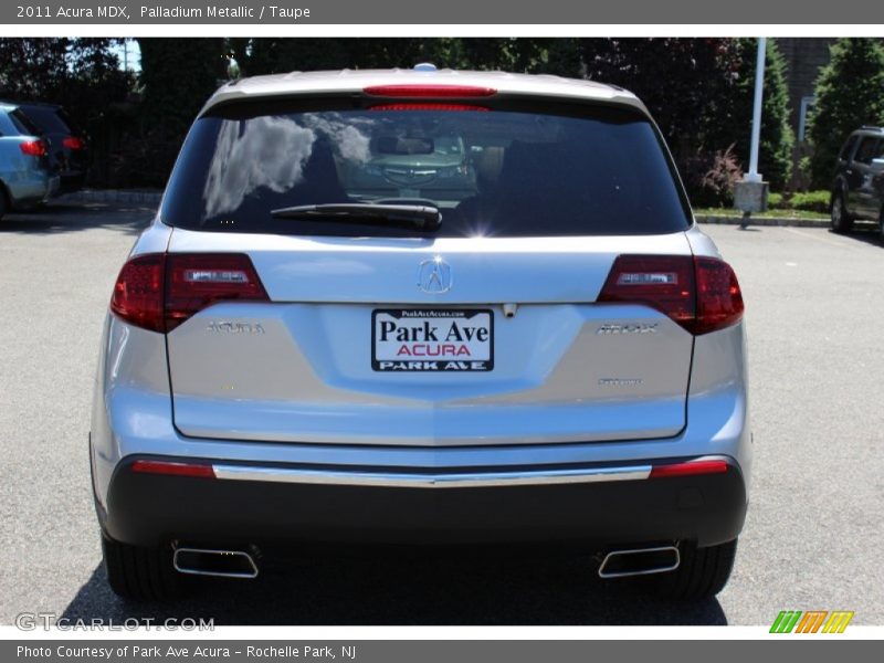 Palladium Metallic / Taupe 2011 Acura MDX