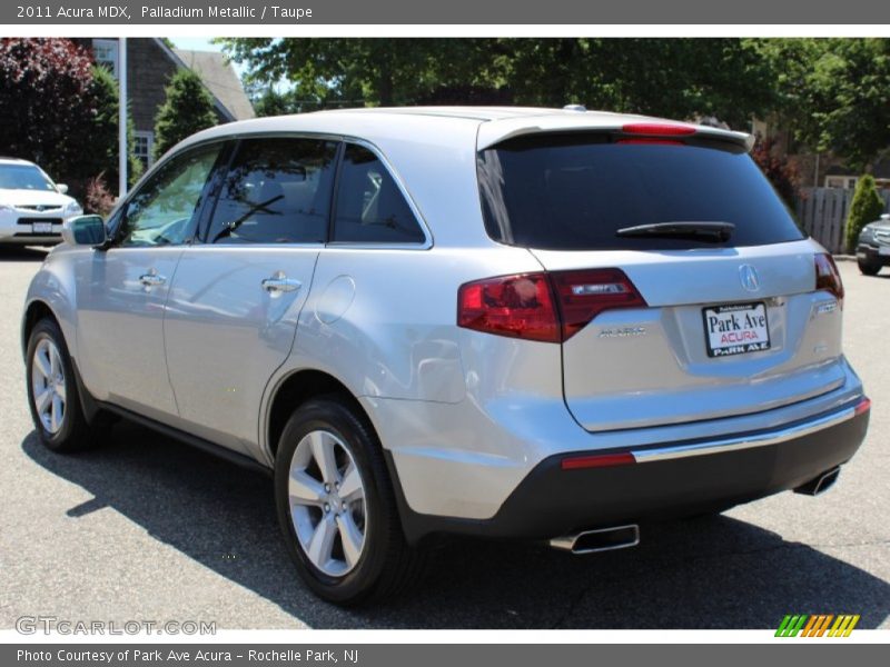 Palladium Metallic / Taupe 2011 Acura MDX