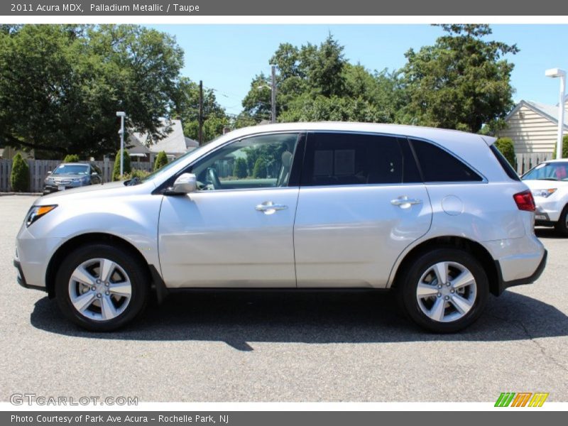 Palladium Metallic / Taupe 2011 Acura MDX