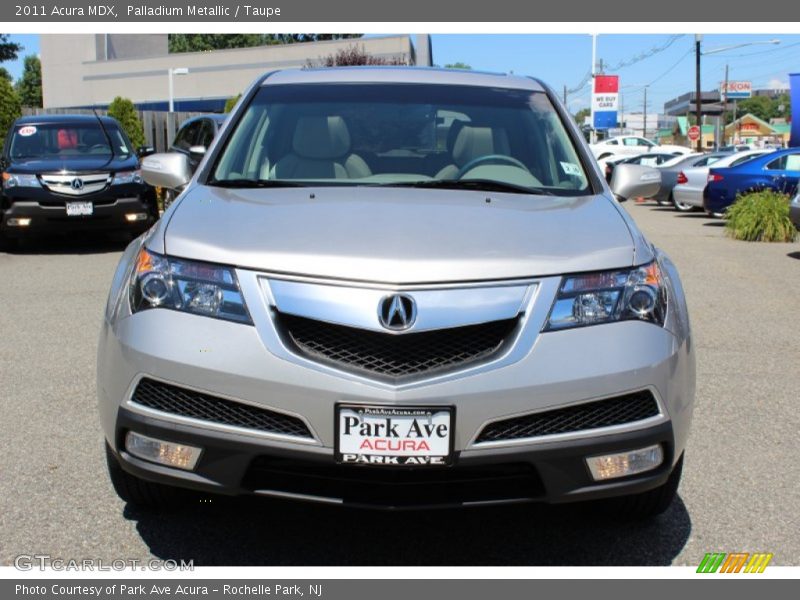 Palladium Metallic / Taupe 2011 Acura MDX