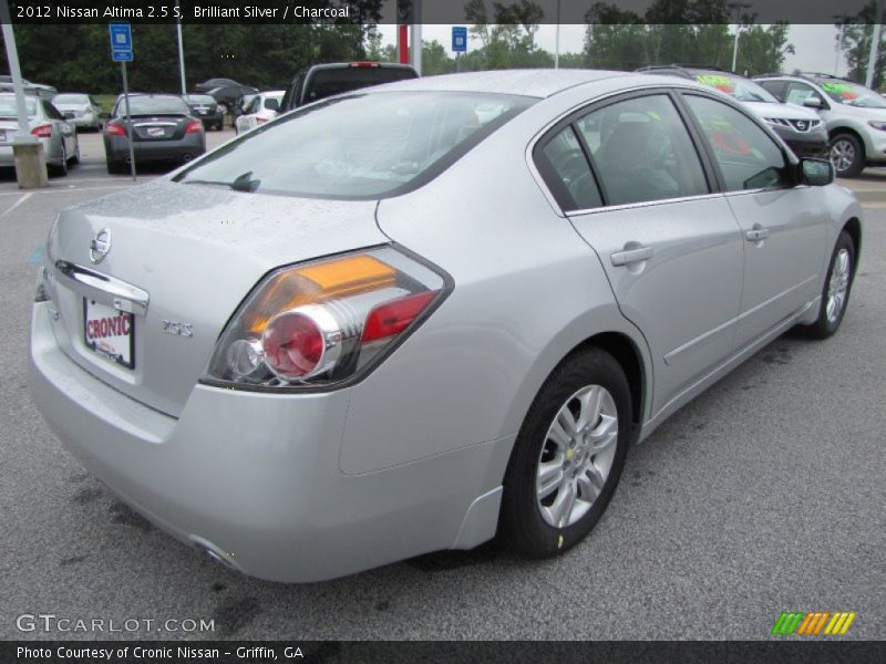 Brilliant Silver / Charcoal 2012 Nissan Altima 2.5 S