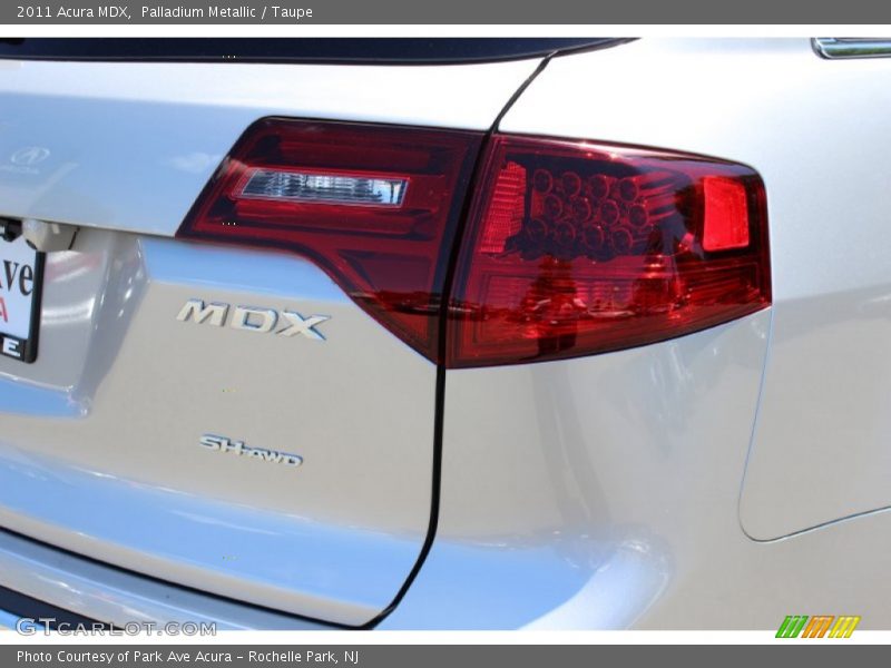 Palladium Metallic / Taupe 2011 Acura MDX