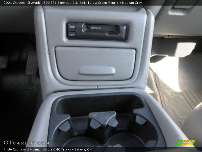 Forest Green Metallic / Medium Gray 2001 Chevrolet Silverado 1500 Z71 Extended Cab 4x4