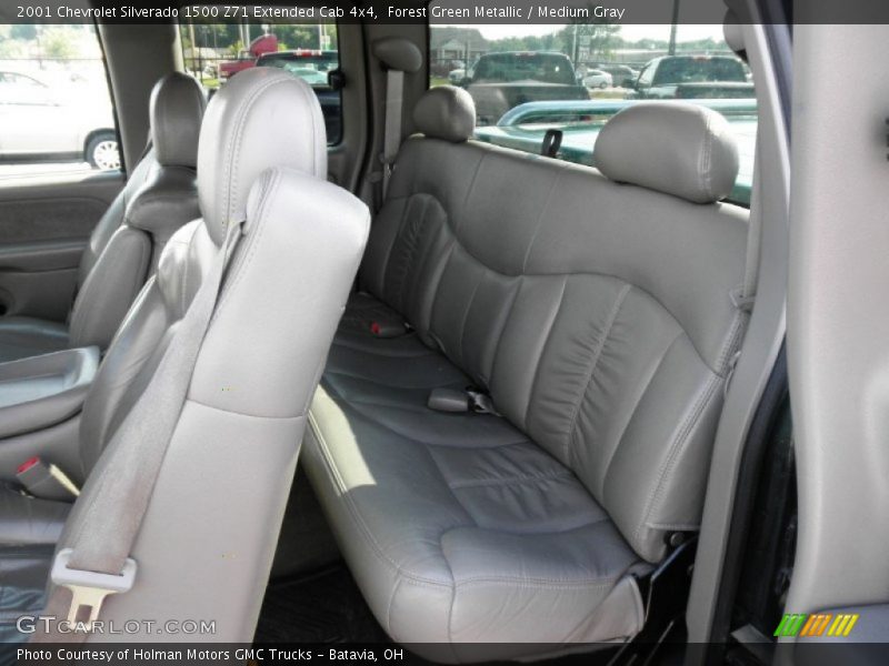 Forest Green Metallic / Medium Gray 2001 Chevrolet Silverado 1500 Z71 Extended Cab 4x4