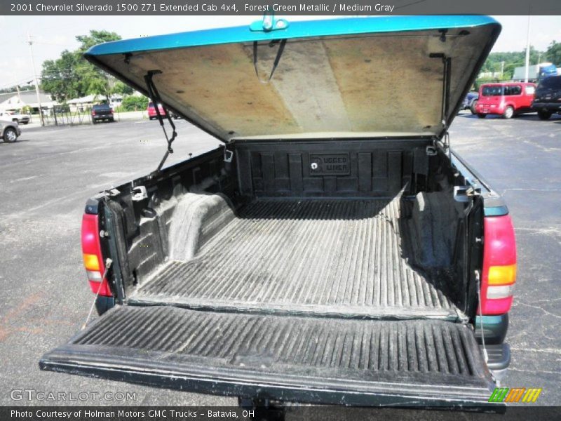 Forest Green Metallic / Medium Gray 2001 Chevrolet Silverado 1500 Z71 Extended Cab 4x4
