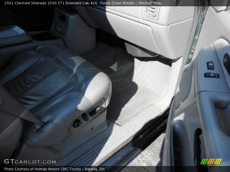 Forest Green Metallic / Medium Gray 2001 Chevrolet Silverado 1500 Z71 Extended Cab 4x4