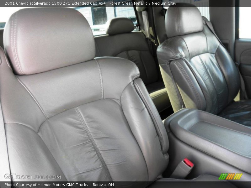 Forest Green Metallic / Medium Gray 2001 Chevrolet Silverado 1500 Z71 Extended Cab 4x4