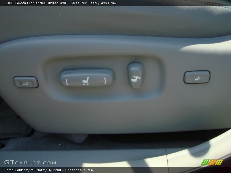 Salsa Red Pearl / Ash Gray 2008 Toyota Highlander Limited 4WD