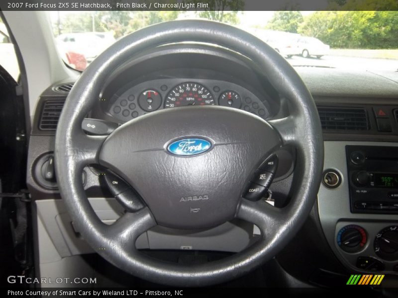 Pitch Black / Charcoal/Light Flint 2007 Ford Focus ZX5 SE Hatchback