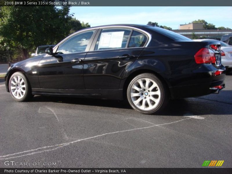 Jet Black / Black 2008 BMW 3 Series 335xi Sedan