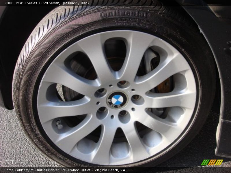 Jet Black / Black 2008 BMW 3 Series 335xi Sedan
