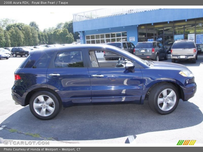 Royal Blue Pearl / Taupe 2008 Acura RDX