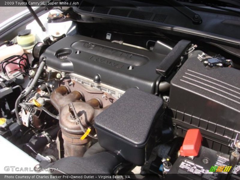 Super White / Ash 2009 Toyota Camry SE