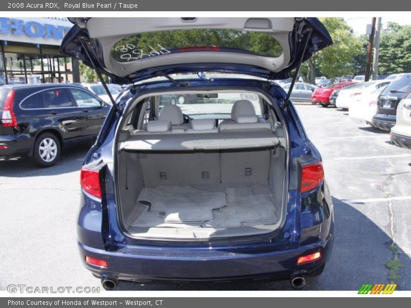 Royal Blue Pearl / Taupe 2008 Acura RDX