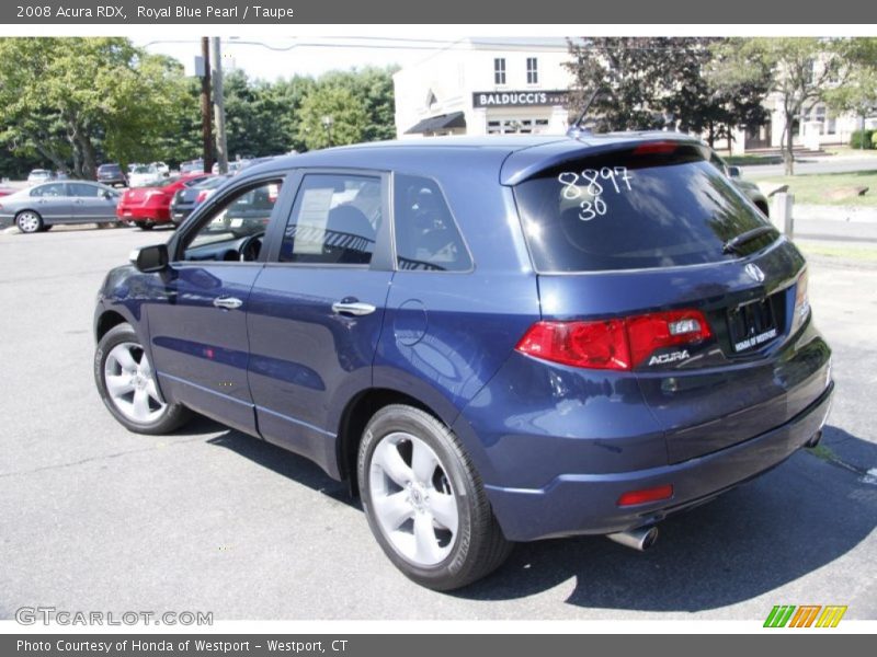 Royal Blue Pearl / Taupe 2008 Acura RDX