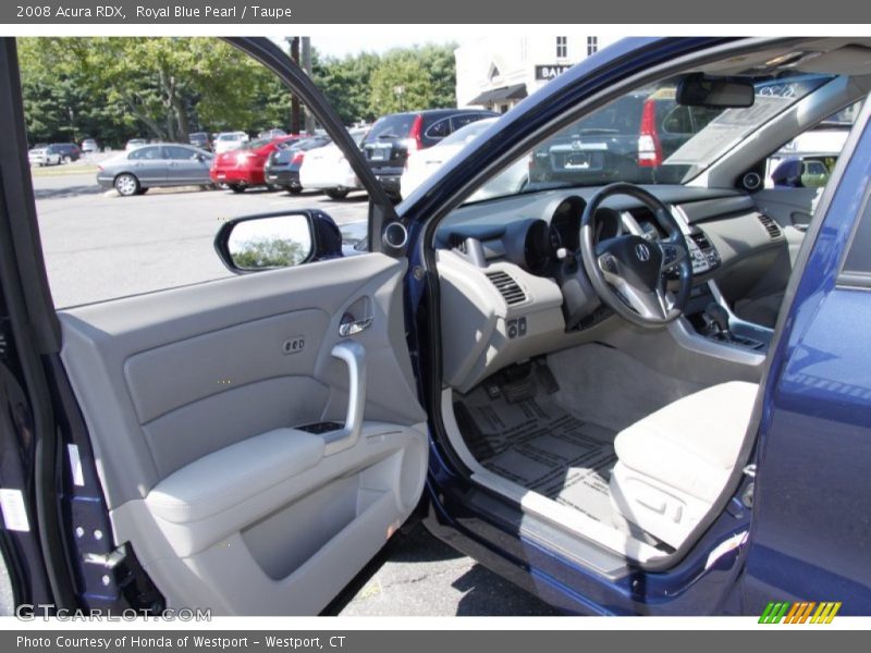 Royal Blue Pearl / Taupe 2008 Acura RDX