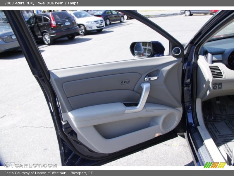 Royal Blue Pearl / Taupe 2008 Acura RDX