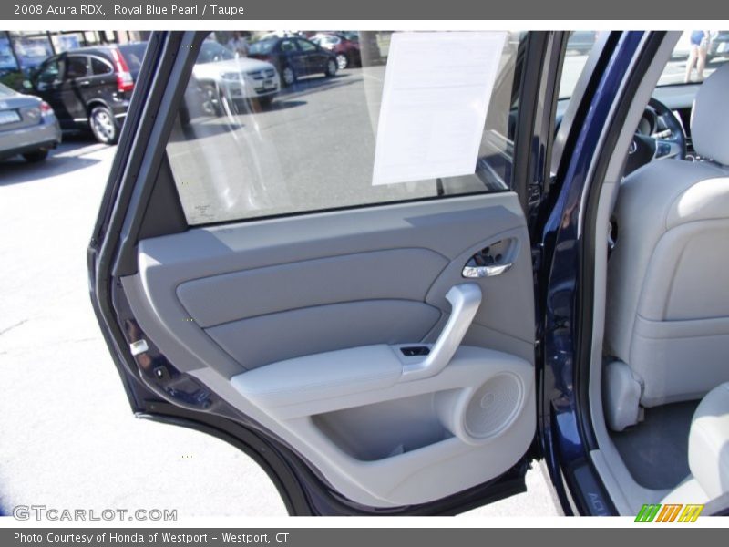 Royal Blue Pearl / Taupe 2008 Acura RDX