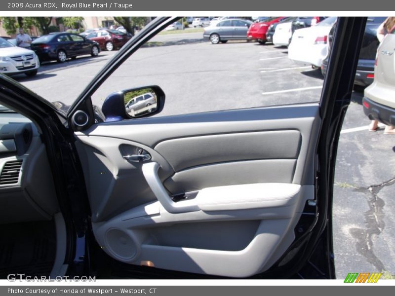 Royal Blue Pearl / Taupe 2008 Acura RDX
