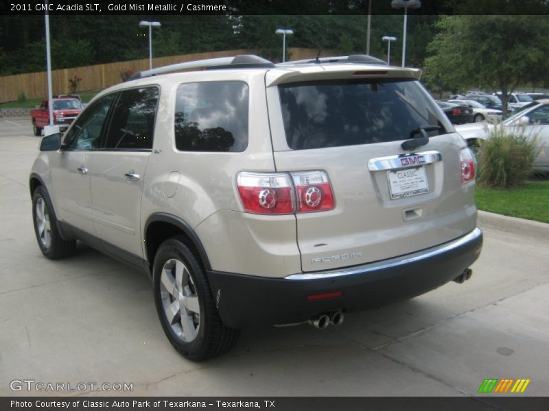 Gold Mist Metallic / Cashmere 2011 GMC Acadia SLT