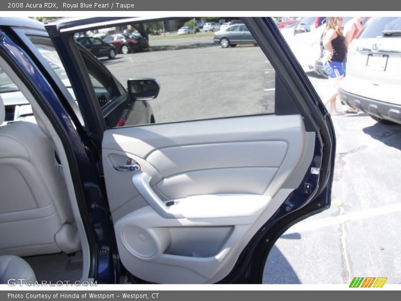 Royal Blue Pearl / Taupe 2008 Acura RDX