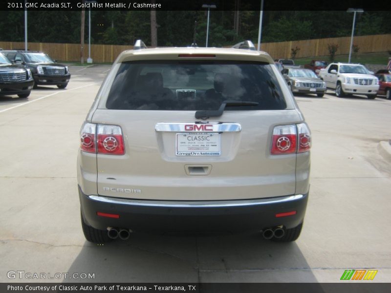 Gold Mist Metallic / Cashmere 2011 GMC Acadia SLT