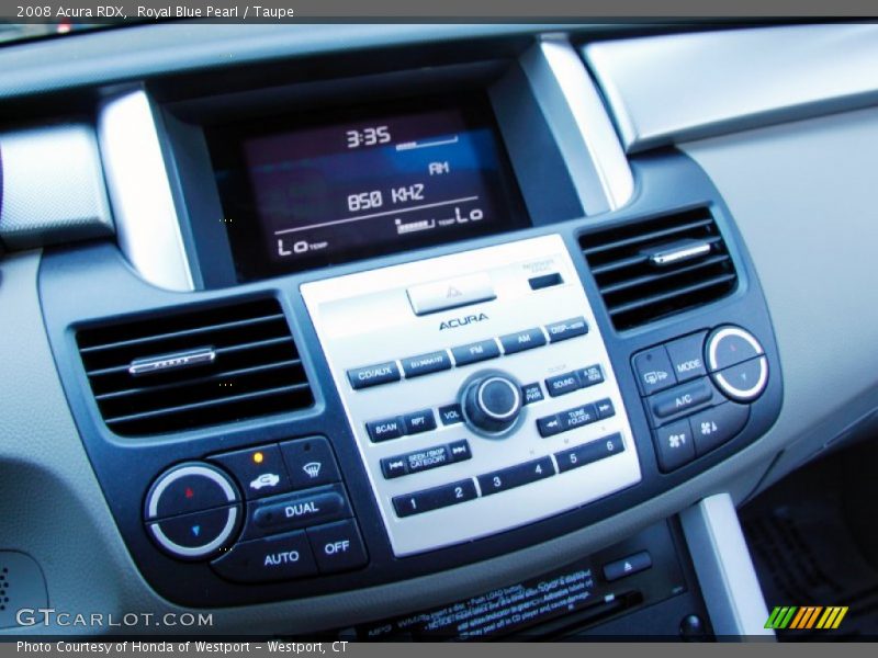 Royal Blue Pearl / Taupe 2008 Acura RDX