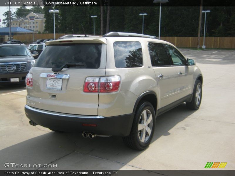 Gold Mist Metallic / Cashmere 2011 GMC Acadia SLT