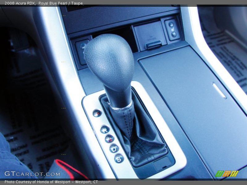 Royal Blue Pearl / Taupe 2008 Acura RDX