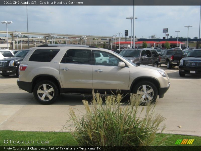 Gold Mist Metallic / Cashmere 2011 GMC Acadia SLT